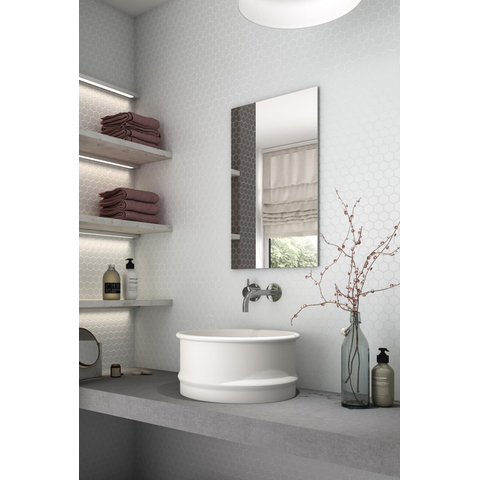 Terravito Fiesole wandtegel - 3.5x3.5cm - Vierkant - 5mm - Mozaïek - light blue SW727420
