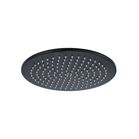 Fortifura Nebbio Regendoucheset - inbouwkraan - inbouwdeel - wandaansluitbocht - doucheslang metaal - ronde handdouche - 35cm - wandarm - 30cm ronde hoofddouche - mat zwart SW1237946