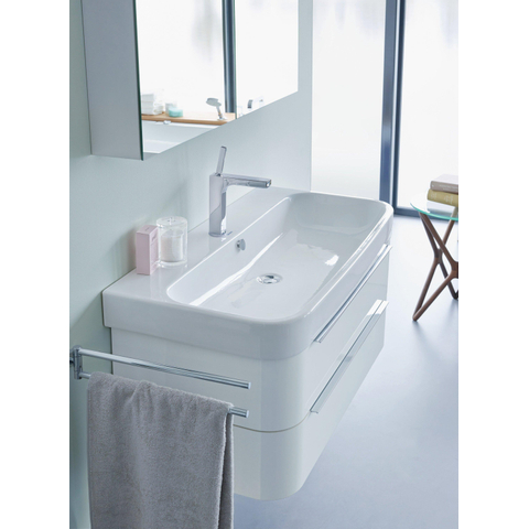 Duravit Karree 2-lids handdoekhouder - 45 cm - hoogglans chroom SW55123