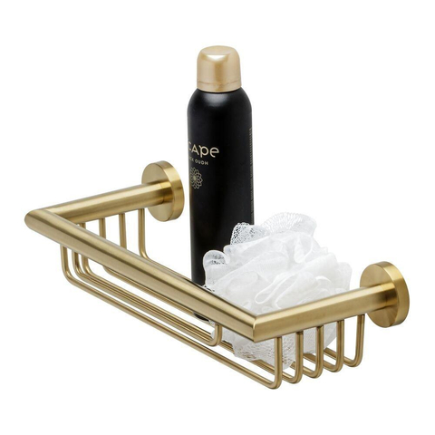 Geesa Nemox Panier de douche 34,9cm Or brossé SW451894