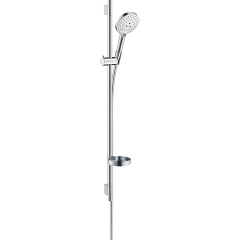 Hansgrohe Raindance Select S Doucheset - 120 - 3jet - met Unica - glijstang 90 cm en zeepschaal - hoogglans chroom GA96536