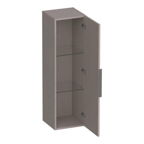 BRAUER Elevate armoire de salle de bains - 120x35x35cm - poignée rapportée excl. - 1 porte - ouverture à gauche ou à droite - Timber Greige SW1199982