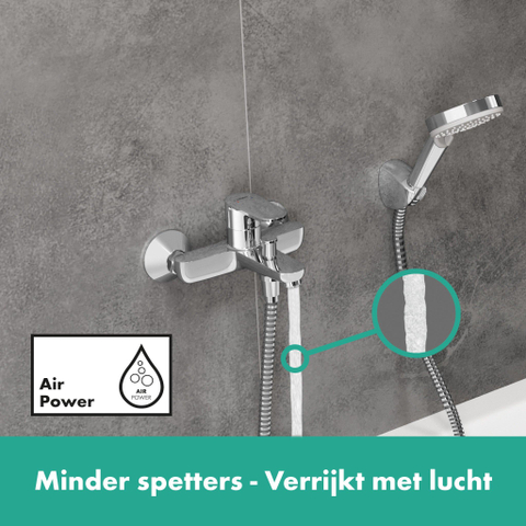 Hansgrohe Vernis Blend Eengreeps badmengkraan - opbouw - hoogglans chroom SW651242