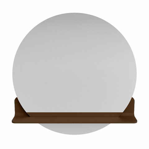Mondiaz SPOT miroir – Ø 70 cm – avec tablette – Rust (brun) SW1235602