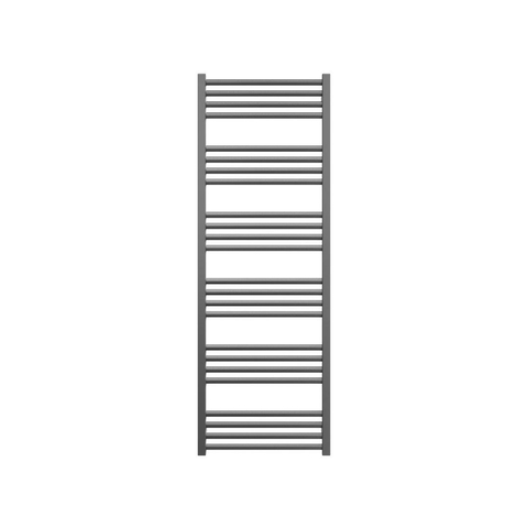 Crosswater MPRO Handdoekradiator - 138x48cm - 568 watt - geborsteld slate gunmetal (antraciet) SW1026466