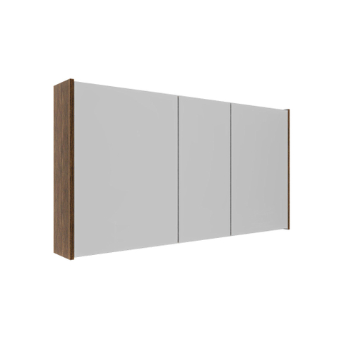 Saniclass Holz Atelier armoire de toilette – 120 x 63 x 16 cm – avec panneaux latéraux – Noyer pur SW1470595