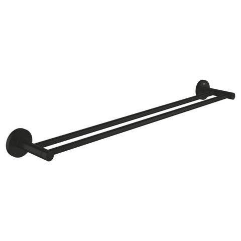Grohe Start QuickFix Handdoekhouder - 60cm - dubbel - matte black (mat zwart) SW1126490