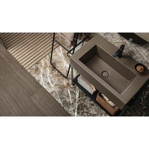 ÉCHANTILLON Ceralto Alabro Vein carreau de sol et de mur 60X120cm rectifié Mount Peak Brillant SW912378