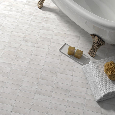 SAMPLE Terravito Ardeno Koko voor wand- en vloertegel - 150x50cm - 8mm - Wit SW1221259