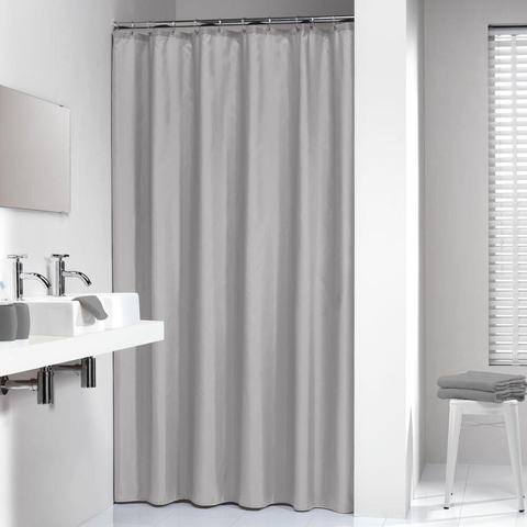 Sealskin Granada Rideau de douche PEVA 180x200 cm Gris clair SW94536