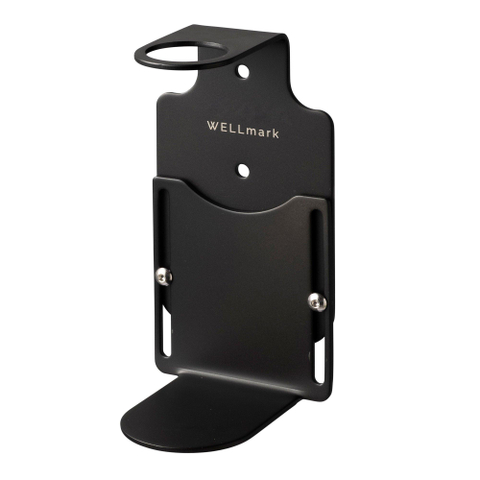 Wellmark Zeephouder Wand voor 1 zeepdispenser Mat Zwart SW484819