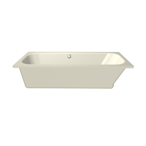 Xenz Aruba Baignoire - 180x80x48 - bonde au milieu - acrylique - pergamon SW103116