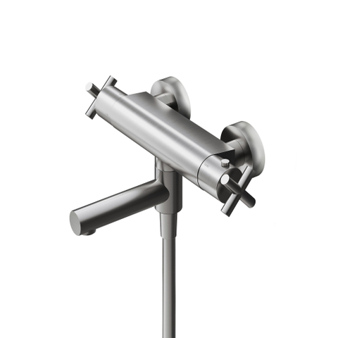 Hotbath Chap Mitigeur thermostatique bain C020 nickel brossé SW11393