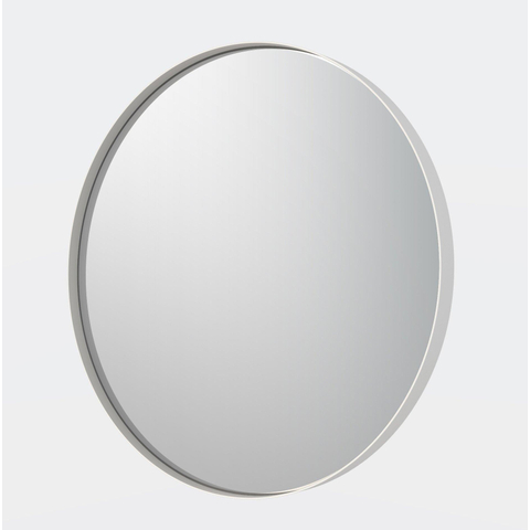 Saniclass Exclusive Line Miroir rond 80cm cadre blanc mat SW492803