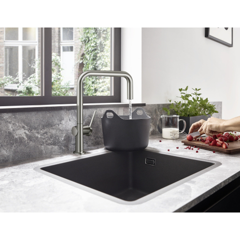Hansgrohe Talis m54 - 1 greeps keukenmengkraan U - 220 - rvs look SW528929