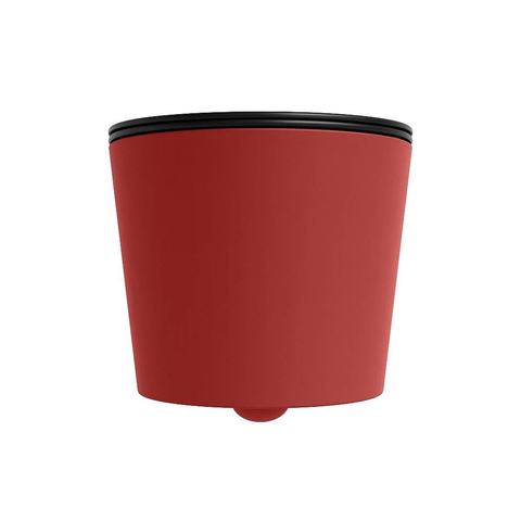 Mondiaz LAVIE hangtoilet – spoelrandloos – 36 x 53 cm – met softclose zitting – Fire (rood), zitting Urban (zwart) SW1208741