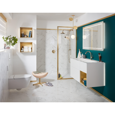 Villeroy & Boch Squaro Infinity receveur de douche en matériau de synthèse - Quaryl rectangulaire 160x90x4cm - blanc mat SW228360
