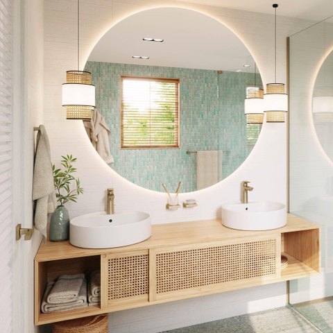 Hansgrohe AddStoris Q zeephouder - met schaal - geborsteld brons SW651279
