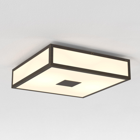 Astro Mashiko Square 300 plafondlamp excl. lichtbron 2x E27 brons SW787136