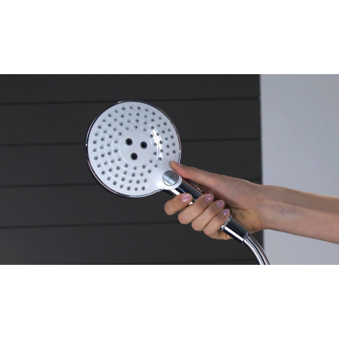Hansgrohe Raindance Select S 120 - handdouche - 3jet - wit chroom GA96537