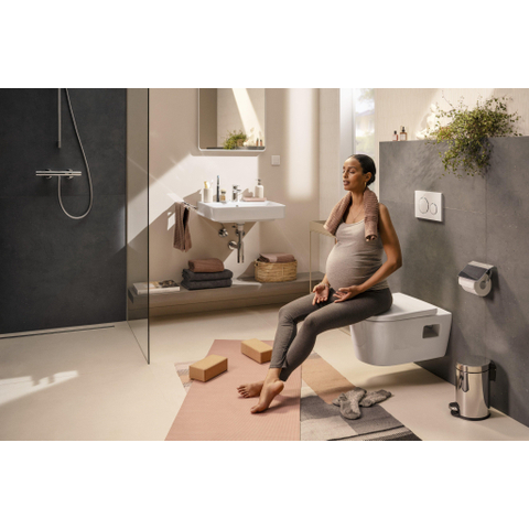 Hansgrohe EluPura Original S WC suspendu 54x36cm - sans rebord - AquaChannel Flush - céramique - blanc brillant SW1164937