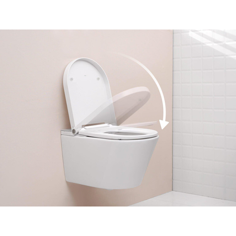 Clou Clever douche-wc – verwarmde zitting & föhn – 57 cm – glans wit SW1242493