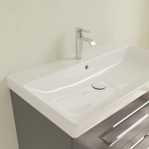 Villeroy & Boch Avento meubelwastafel 80x47cm 1 krgat m/overloop wit SHOWROOMMODEL SHOW26597