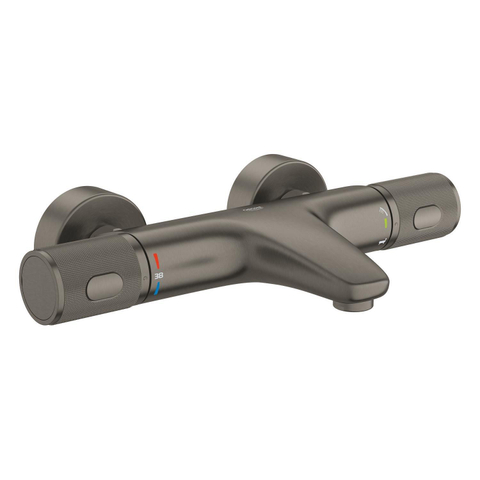Grohe Precision Feel Badthermostaatkraan - 150 mm - met koppelingen - hard graphite (antraciet) SW1522136