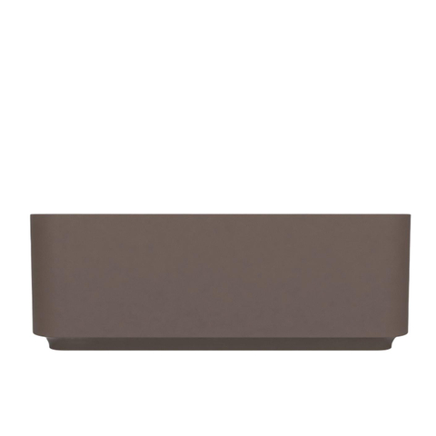 Arcqua Case Opbouw Waskom - vierkant - 37x37cm - mat mokka SW1584223