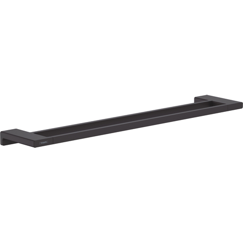 Hansgrohe AddStoris Q handdoekhouder wand dubbel - 65cm - mat zwart SW651202