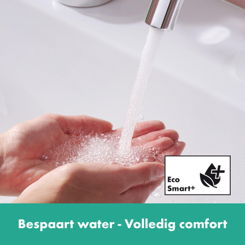 Hansgrohe Tecturis s Eengreeps wastafelkraan - 240 Fine - coolstart - voor waskommen - zonder waste - hoogglans chroom SW918579