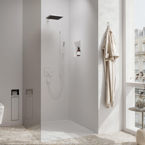 Hansgrohe ShowerSelect Comfort E Thermostaat - inbouw - 2 functies - mat wit SW917943