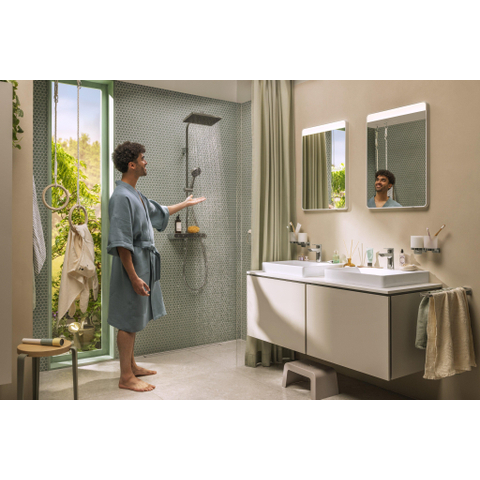 Hansgrohe Activera Q colonne de douche - 29cm - thermostatique - chromé SW1566638