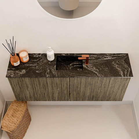 Mondiaz JOYA-DLUX 100cm toiletmeubel - kleur Dusk - Wastafel FAYE positie Midden 1 kraangat kleur Lava. SW1423251