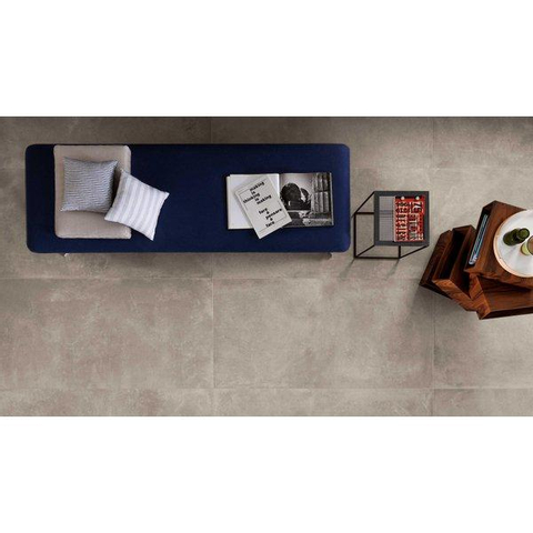 ÉCHANTILLON Ceralto Briano Rock Carrelage sol et mur 75x75cm 10mm rectifié R9 grès cérame Acciaio SW914145