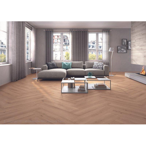 Terravito Fissaro wand- en vloertegel - 22.2x89.5cm - 8mm - gerectificeerd - antislip - Houtlook - Natural OUTLETSTORE STORE44288