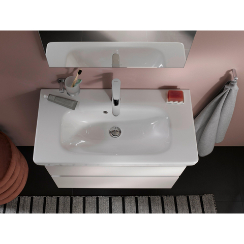 Duravit Durastyle Meubelwastafel - 80x48cm - met 1 kraangat - met overloop - wit SW54145