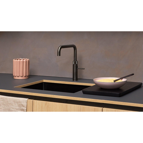 Quooker Fusion Square kokendwaterkraan - draaibare uitloop - Combi+ reservoir - Warm / kokend water - Gun metal SW968357