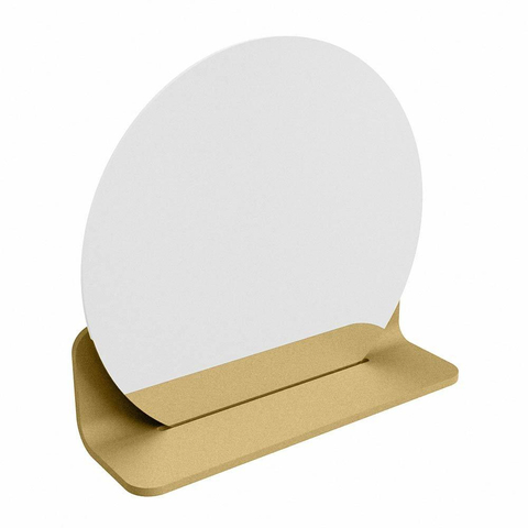 Mondiaz SPOT spiegel – Ø40 cm – met planchet – Oro (zand) SW1235570