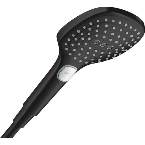 Hansgrohe Raindance Select E handdouche - 12cm - powderrain - ecosmart - mat zwart SW1382804