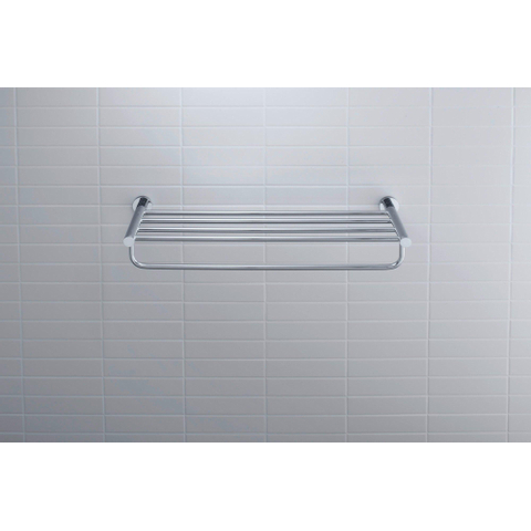 Duravit D-code Badhanddoekrek - 63x22 cm - hoogglans chroom GA49426