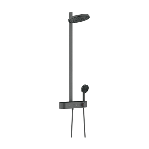 Hansgrohe Pulsify S Showerpipe 2j es ShTablet 400 Brushed Black Chrome SW1569584