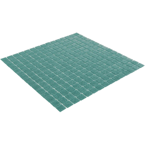 The Mosaic Factory Amsterdam mozaïektegel - 32.2x32.2cm - wand en vloertegel - Vierkant - Glas Jade Green Mat SW62106
