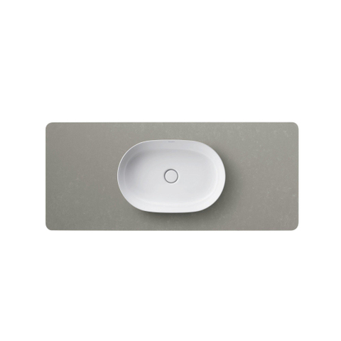 Duravit Luv Opzetwastafel - 60x40cm - zonder kraangat - glans wit SW227983