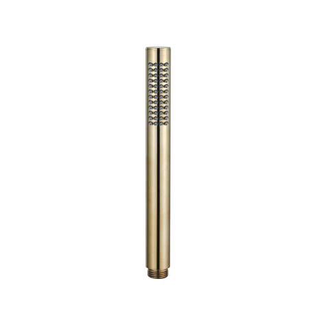 Fortifura Calvi glijstangset - met staafhanddouche - gladde doucheslang - PVD - geborsteld messing (goud) SW816256