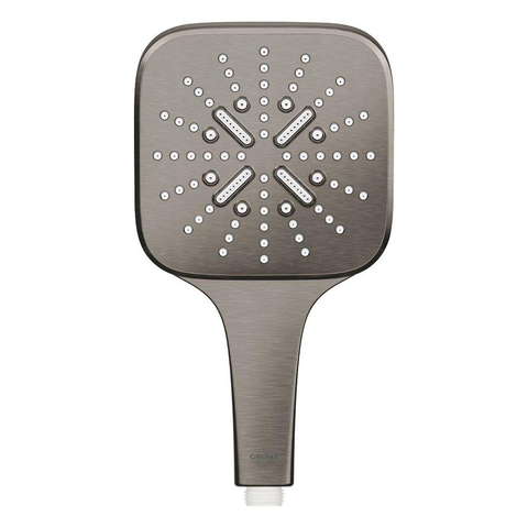 GROHE Rainshower SmartActive 130 Cube handdouche hard graphite geborsteld OUTLETSTORE STORE42659