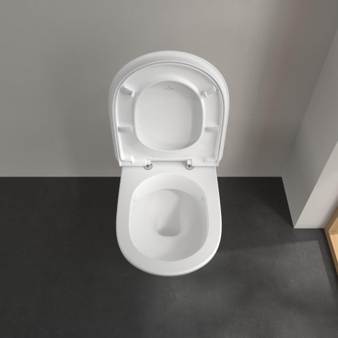 Villeroy & Boch Vicare O.novo Vita wandcloset verlengd - diepspoel DirectFlush - 36x70cm CeramicPlus - White Alpine (glans wit) 1025058