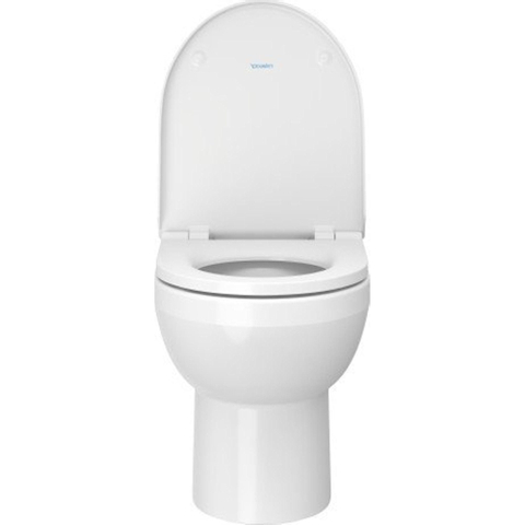 Duravit Durastyle Basic closetset Staand - diepspoel - spoelrandloos - 37x48cm - met softclose closetzitting - rimless - wit SW358501