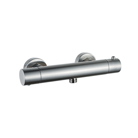 Fortifura Calvi Thermostatische Douchekraan - opbouw - PVD - geborsteld RVS SW377862