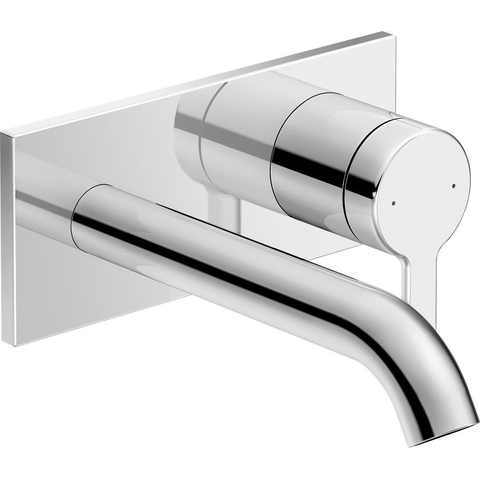 Duravit C.1 1 greeps wastafelmengkraan - 173x174x74mm - hoogglans chroom SW420950